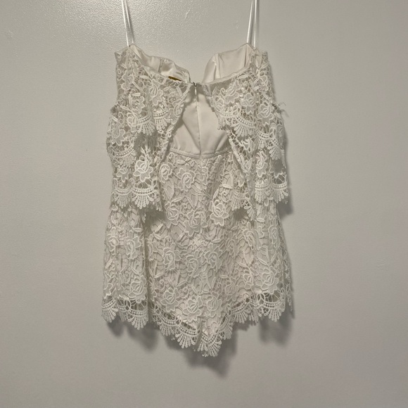 Yumi Kim White Lace Romper - Picture 3 of 5